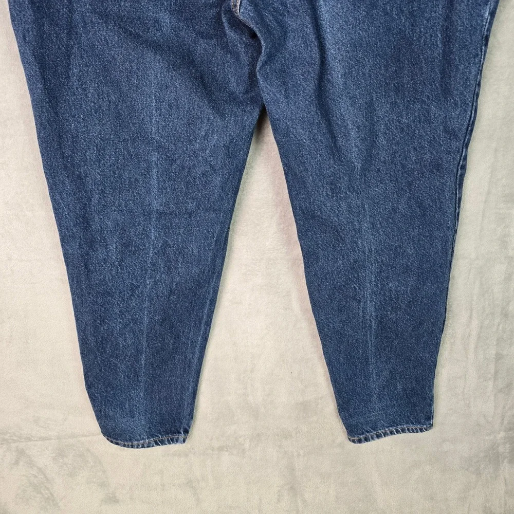 Vintage Levis 550 Mens 42x31 Relaxed Fit Tapered Leg Jeans Dark Wash Made in USA